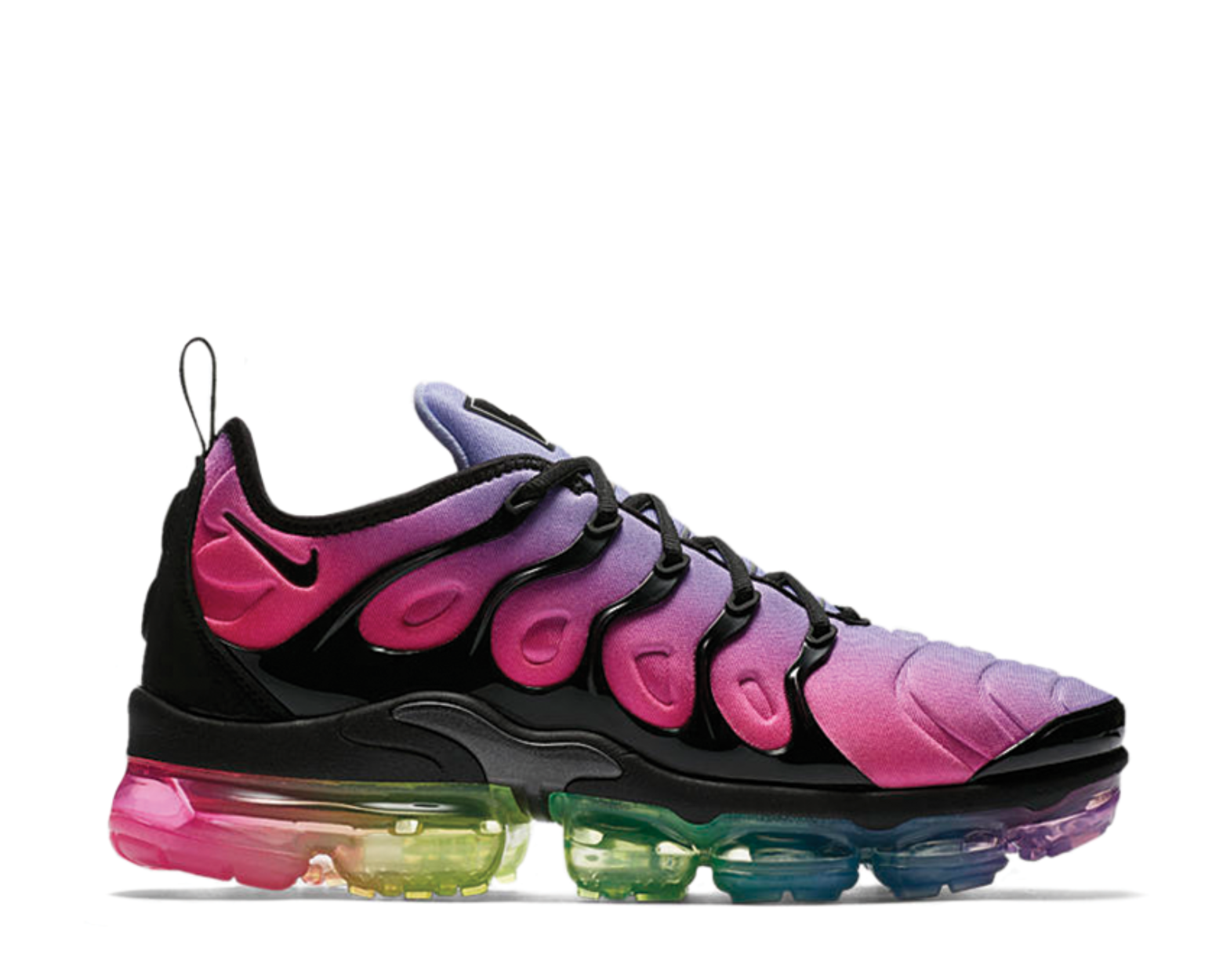 Womens vapormax plus black and pink hotsell