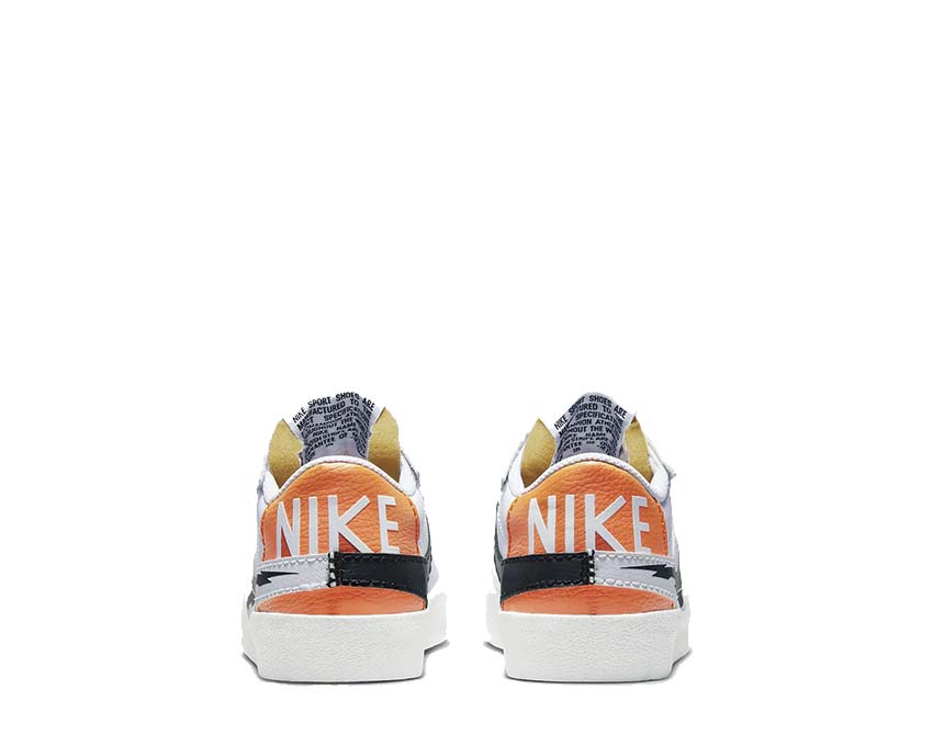Nike Blazer Low 77 Jumbo White / Black - Summit White - Magma Orange DV6484-100