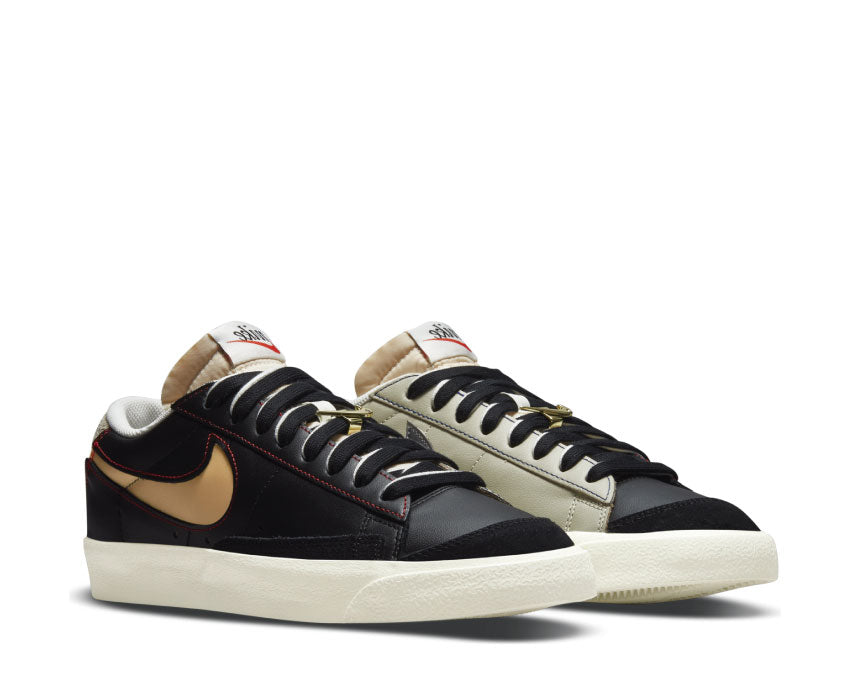 Nike Blazer Low '77 Prm Black / Deep Royal Blue - Light Stone DH4370-001