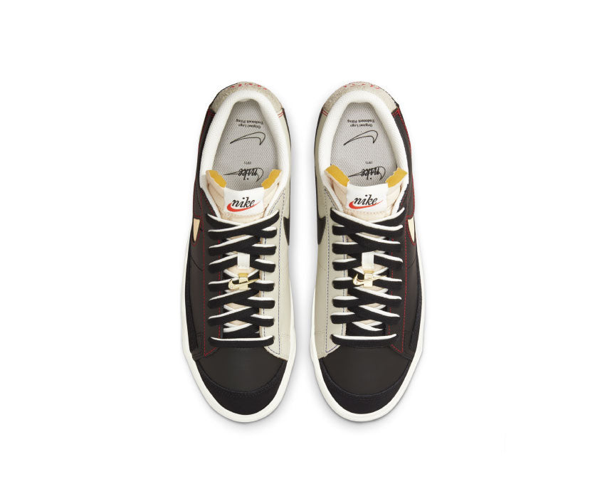 Nike Blazer Low '77 Prm Black / Deep Royal Blue - Light Stone DH4370-001