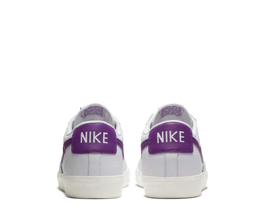 Nike Blazer Low Leather White / Voltage Purple - Sail CI6377-103