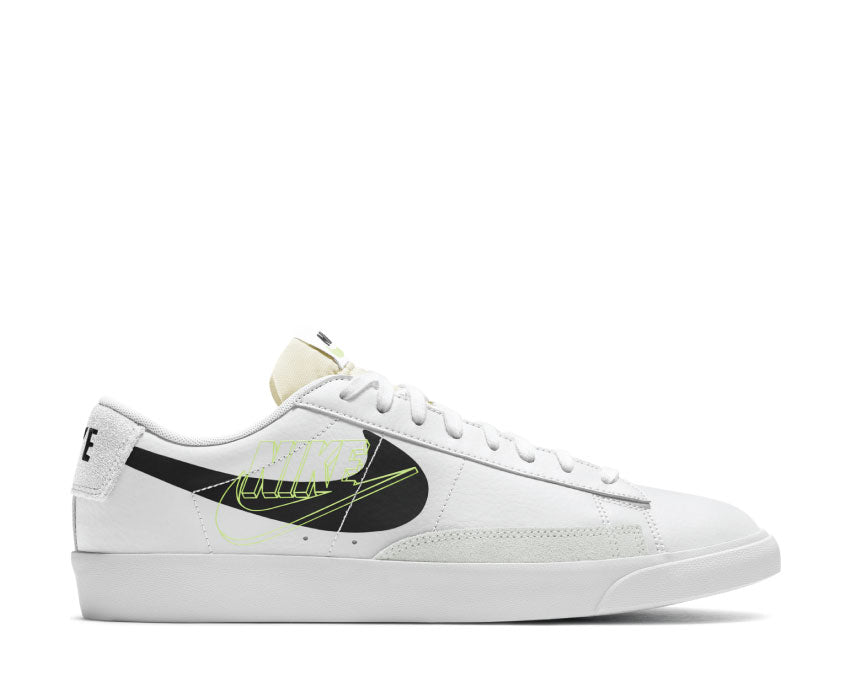 Nike Blazer Low White / Black - Volt - Summit White DA4652-100