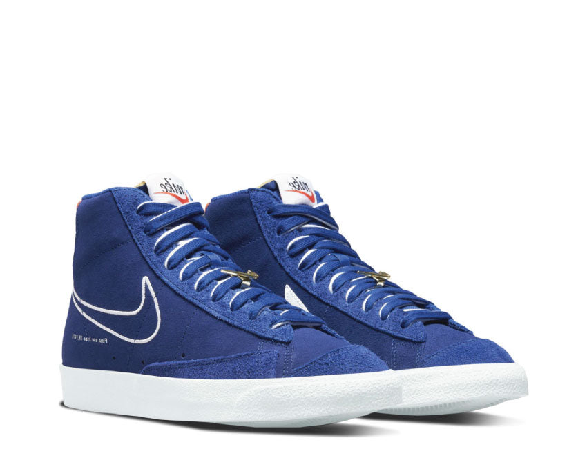 Nike Blazer Mid '77 Deep Royal Blue / White - Orange DC3433-400