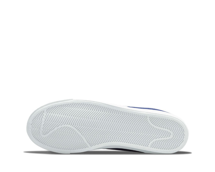 Nike Blazer Mid '77 Deep Royal Blue / White - Orange DC3433-400