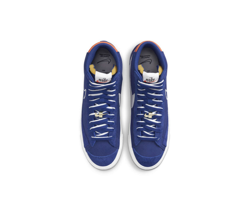 Nike Blazer Mid '77 Deep Royal Blue / White - Orange DC3433-400