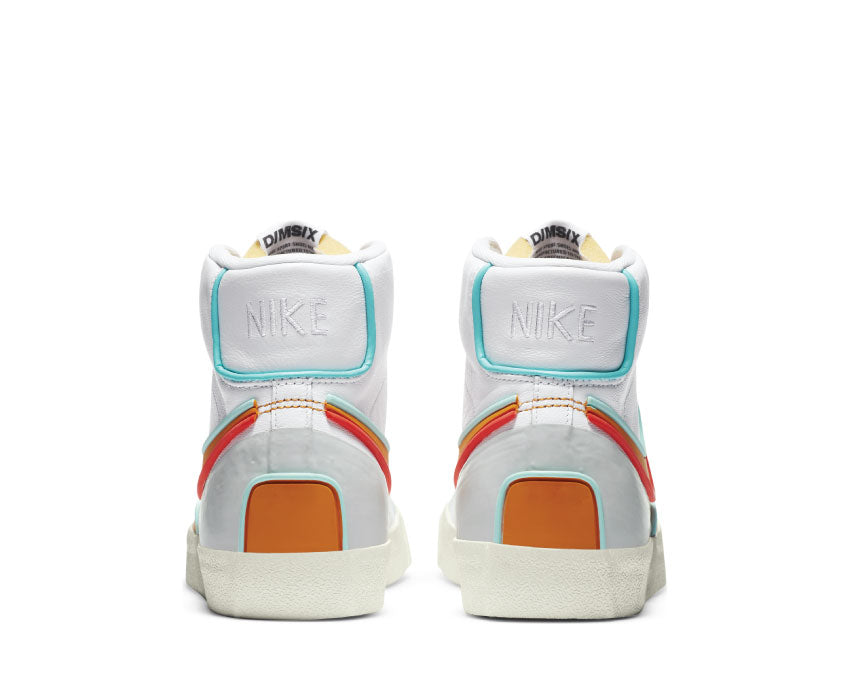 Nike Blazer Mid '77 Infinite White / Kumquat - Aurora Green DA7233-100