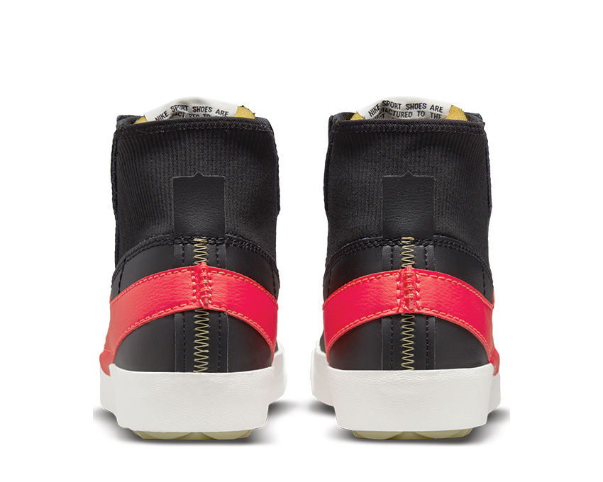 Nike Blazer Mid '77 Jumbo Black / Bright Crimson - Sail - Olive Aura DD3111-001