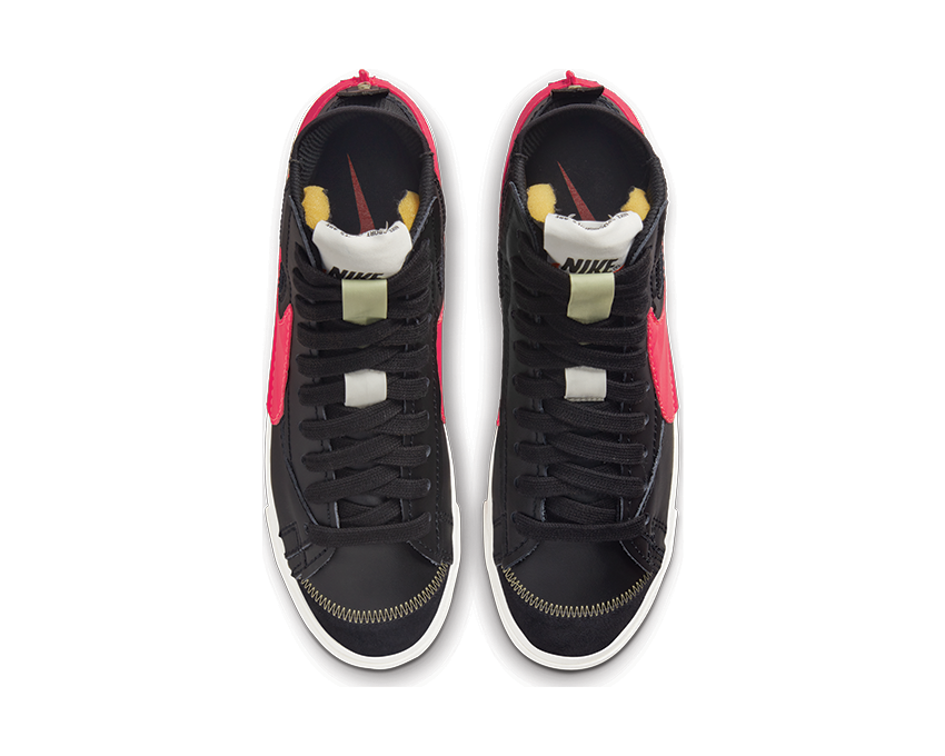 Nike Blazer Mid '77 Jumbo Black / Bright Crimson - Sail - Olive Aura DD3111-001