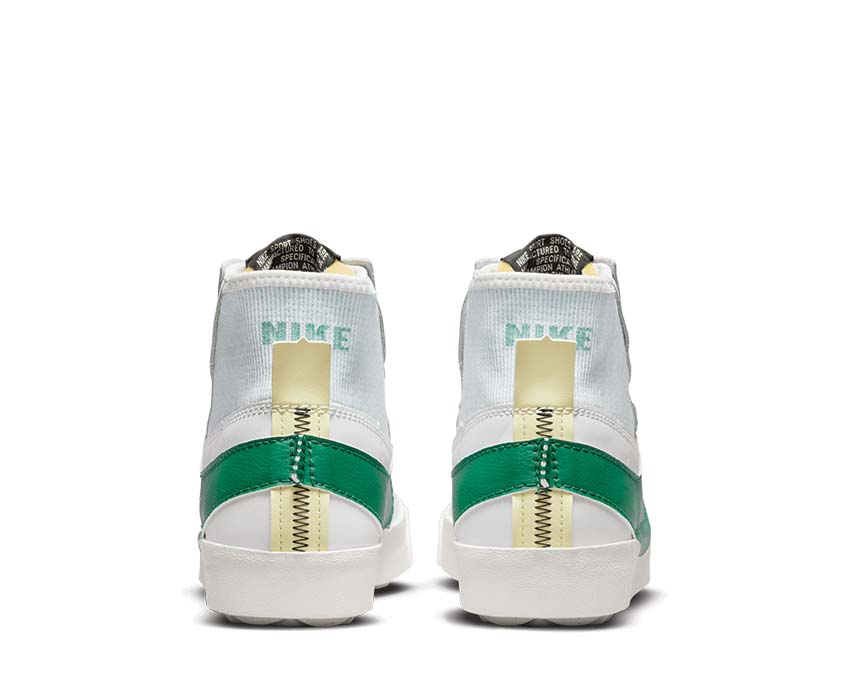 Nike Blazer Mid '77 Jumbo Summit White / Malachite - Blackened Blue DR8595-100