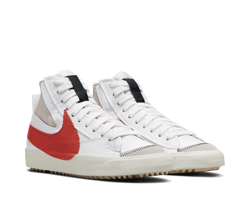 Nike Blazer Mid '77 Jumbo White / Habanero Red - Rattan - White DD3111-102