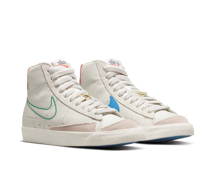 Nike Blazer Mid '77 SE Light Bone / Green Noise - Cream II - Sail DH6757-001