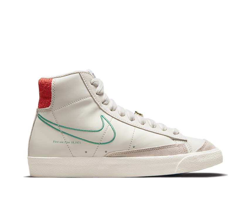Nike Blazer Mid '77 SE Light Bone / Green Noise - Cream II - Sail DH6757-001