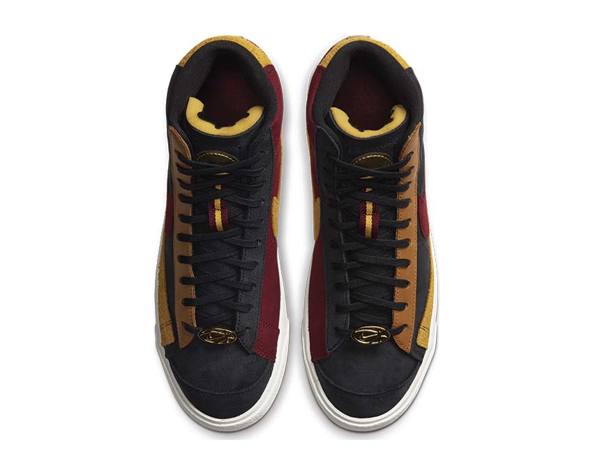 Nike Blazer Mid '77 W QS Black / Team Red - University Gold - Flax CU6442-001