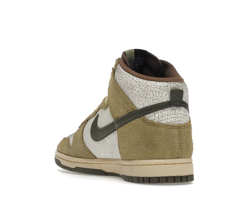 Nike Dunk Hi Retro Re-Raw Coriander / Summit White - Sail - Team Red DO6713-300
