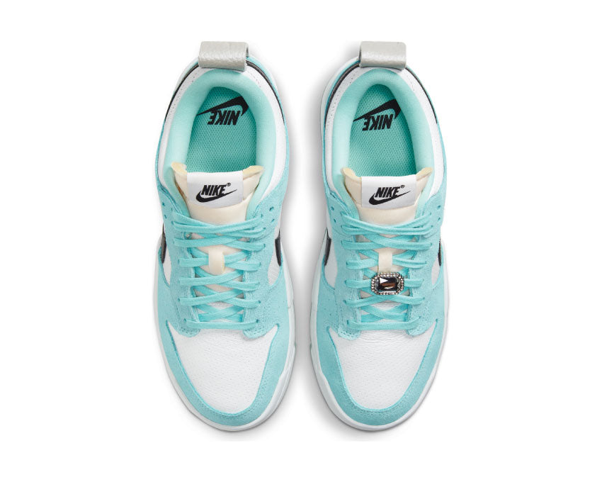 Nike Dunk Low Disrupt W Copa / Black - Summit White - Metallic Silver DD6619-400