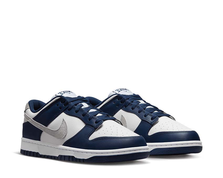 Nike Dunk Low Midnight Navy / LT Smoke Grey - Summit White FD9749-400