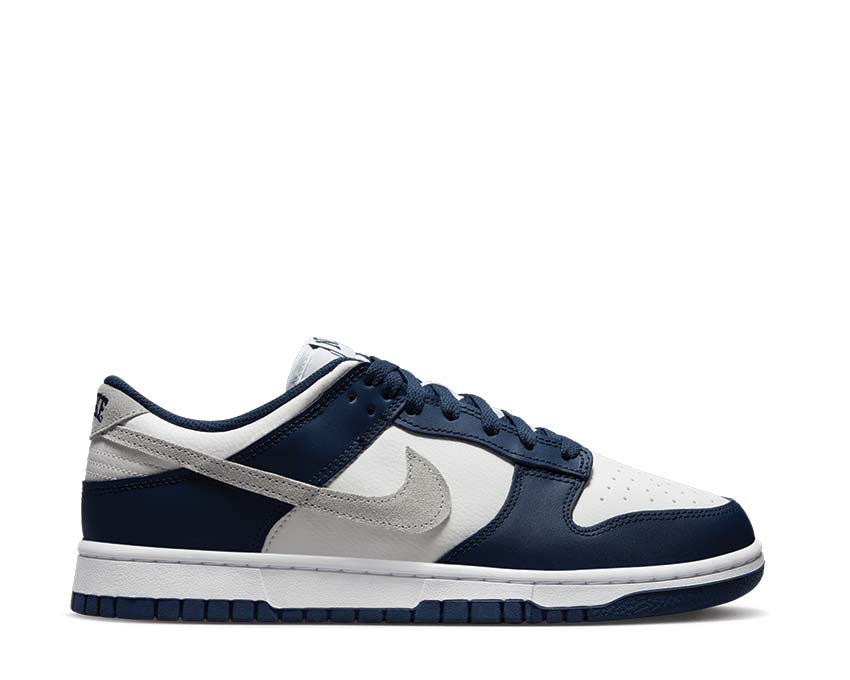 Nike Dunk Low Midnight Navy / LT Smoke Grey - Summit White FD9749-400