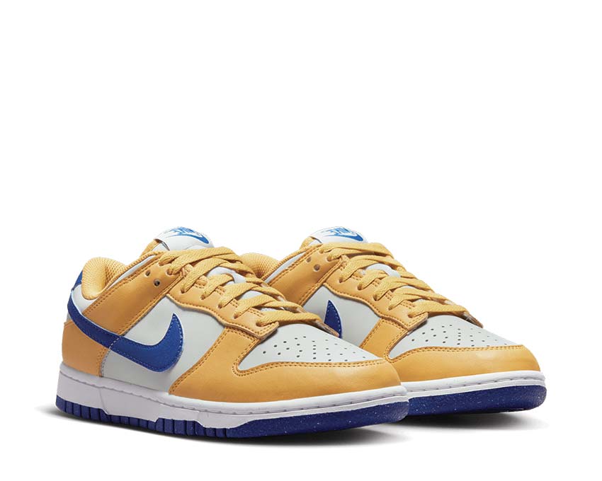 Nike Dunk Low Next Nature Wheat Gold / Hyper Royal - Light Silver DN1431-700