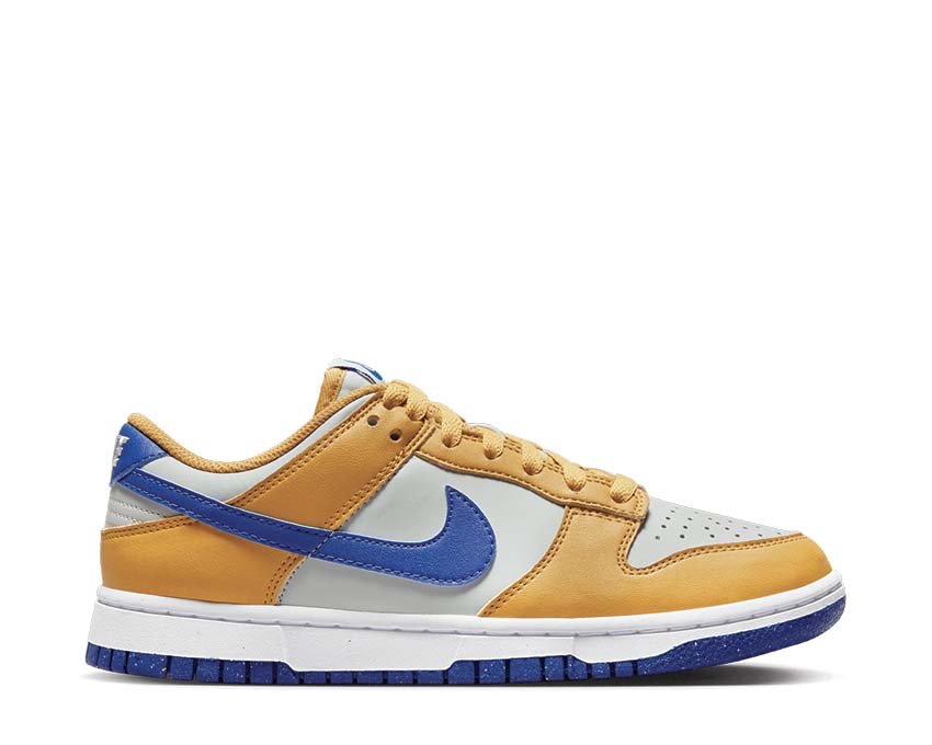 Nike Dunk Low Next Nature Wheat Gold / Hyper Royal - Light Silver DN1431-700