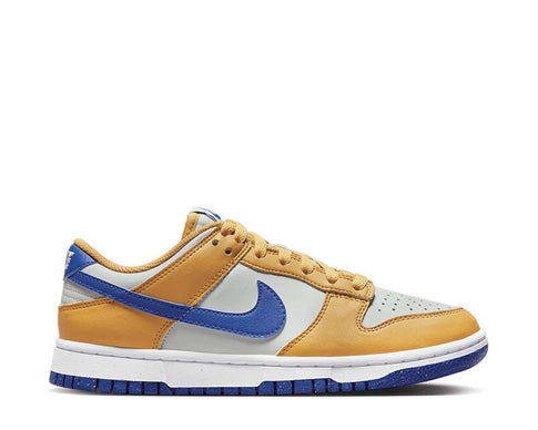 Nike Dunk Low Next Nature Wheat Gold / Hyper Royal - Light Silver DN1431-700