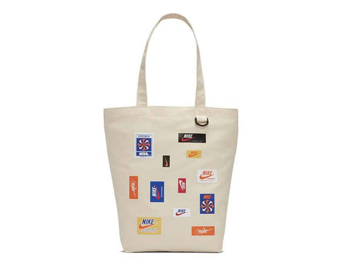 Nike Heritage Tote Bag Natural / Safety Orange BA6447-120