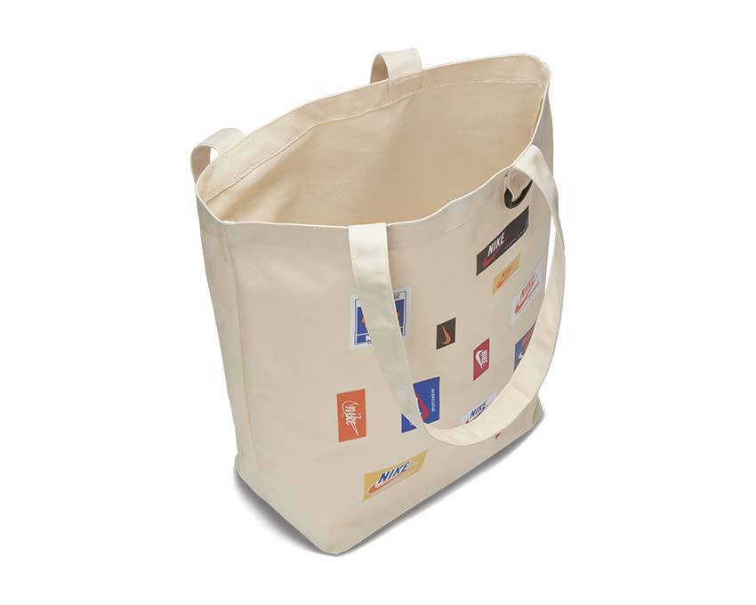 Nike Heritage Tote Bag Natural / Safety Orange BA6447-120