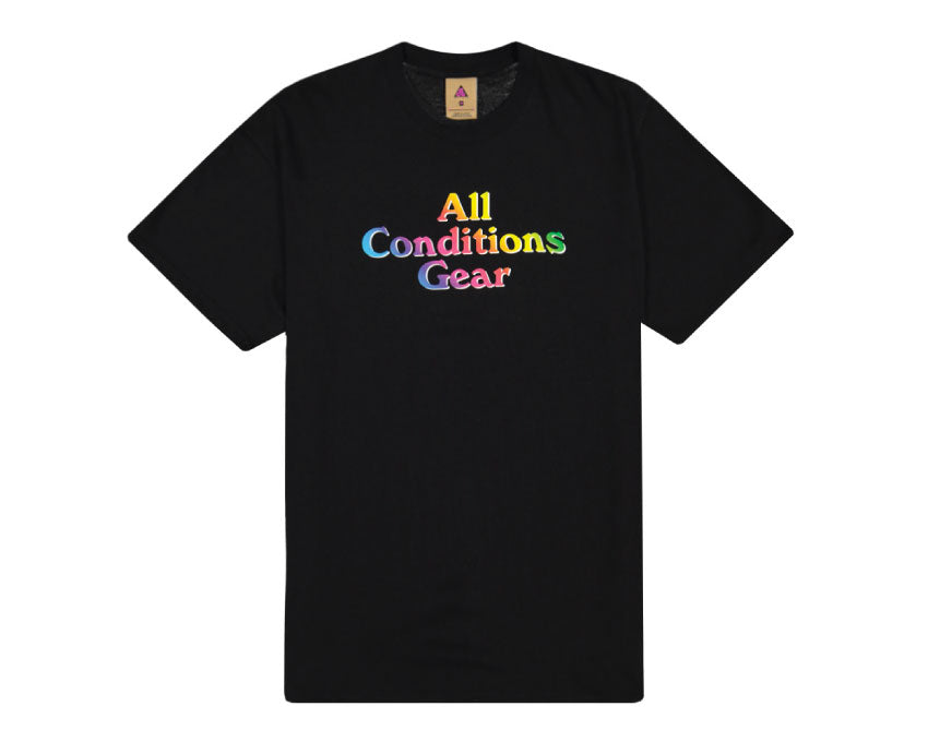Nike M NRG ACG SS Tee Gradient Black / Multi Color / White CV7547-010
