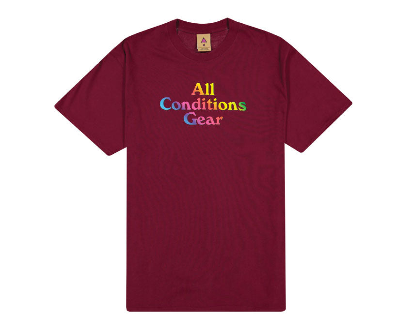 Nike M NRG ACG SS Tee Gradient Dark Beetroot / Multi Color / Black CV7547-638