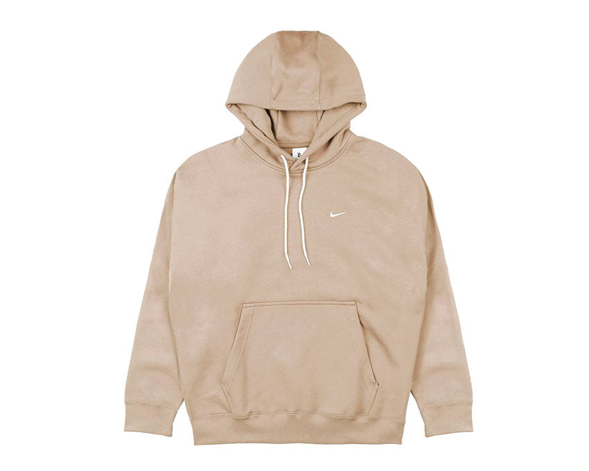 Nike NRG Solo Swoosh Fleece Hoodie Malt / White CV0552-245
