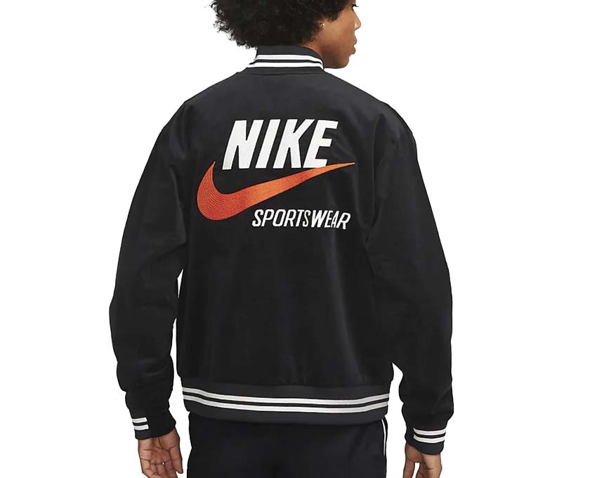 Nike NSW Trend Bomber Jacket Black / Sail / University Gold DV9997-010