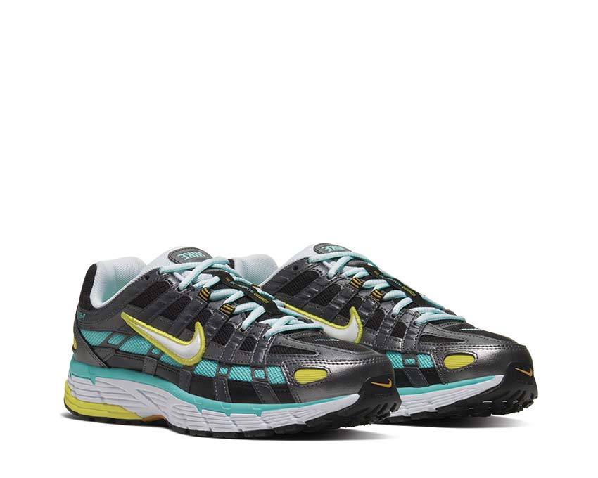 Nike P-6000 Black / White - Aurora Green - Amber Rise BV1021-005