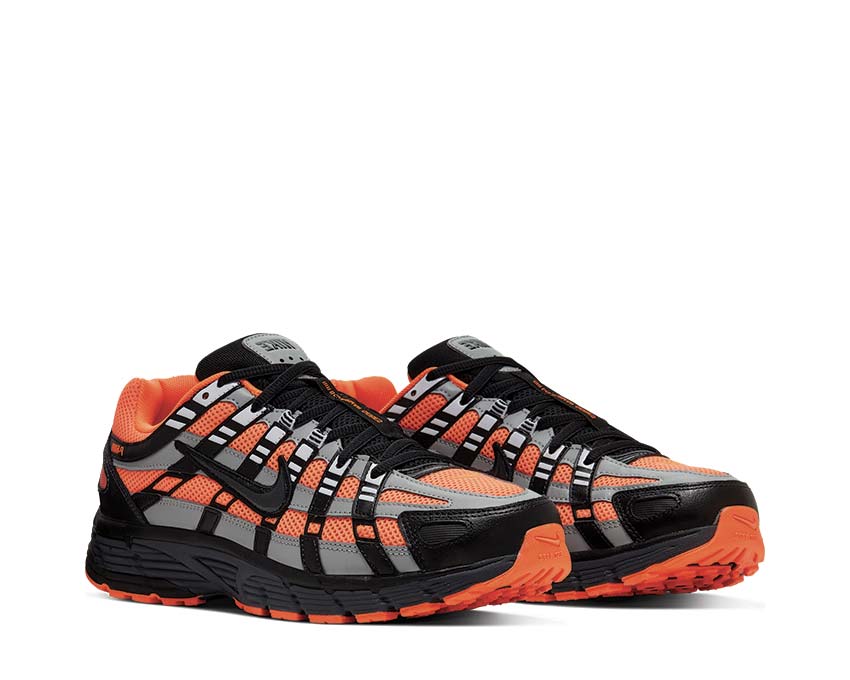 Nike P-6000 Total Orange Black Anthracite Flt Silver CD6404-800