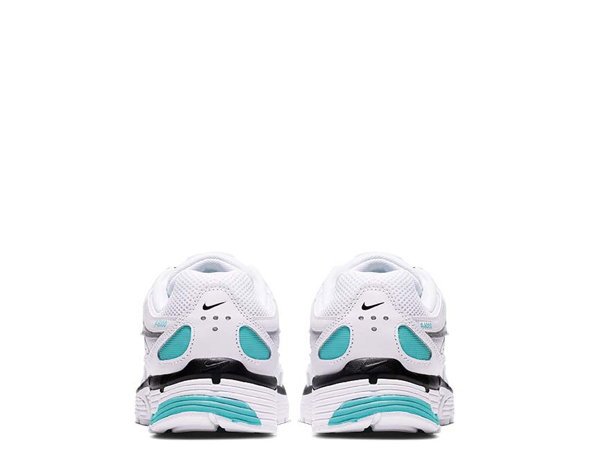 Nike P-6000 W White Black Metallic Silver Light Aqua BV1021-104