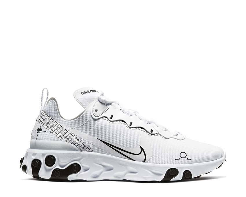 Buy Nike React Element 55 White CU3009-100 NOIRFONCE