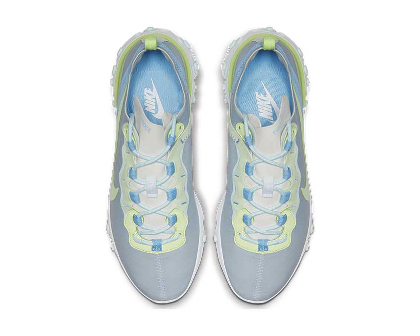 Nike React Element 55 White Frosted Spruce Barely Volt BQ2728-100