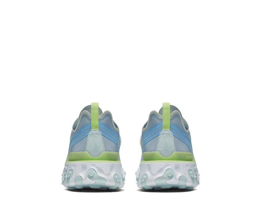 Nike React Element 55 White Frosted Spruce Barely Volt BQ2728-100