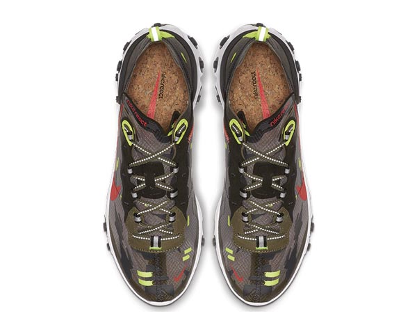 Nike React Element 87 Medium Olive Bright Crimson Black Volt CJ4988-200