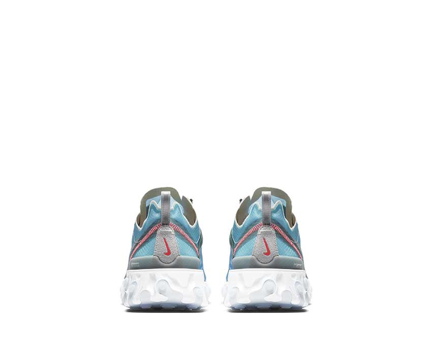 Nike React Element 87 Royal Tint Black Wolf Grey Solar Red AQ1090-400