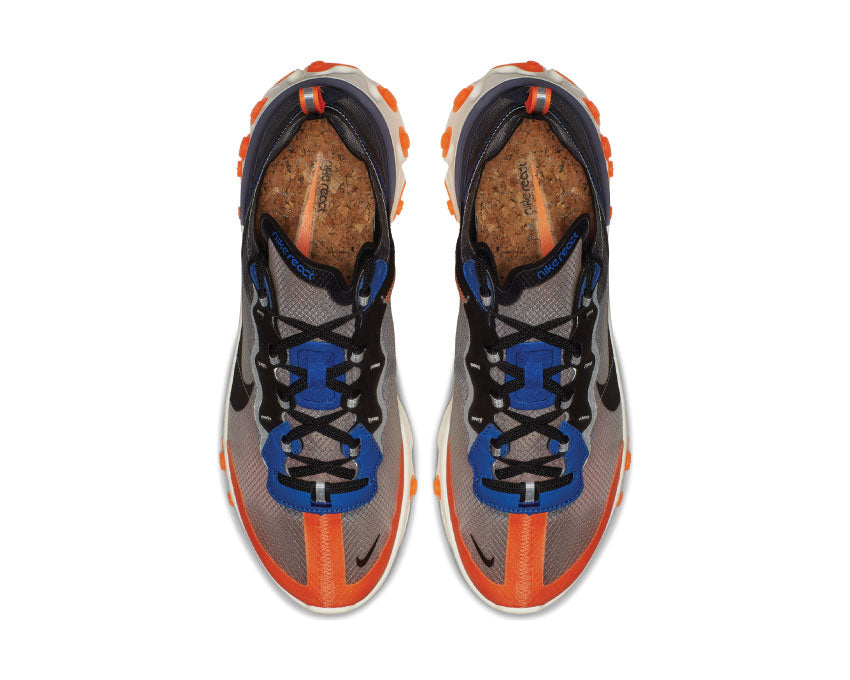 Nike React Element 87 Wolf Grey Black Thunder Blue AQ1090-004