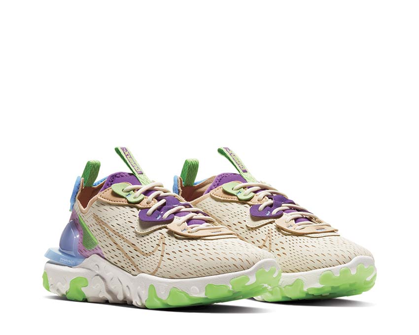 Nike React Vision Fossil / Vachetta Tan - Vivid Purple CI7523-200