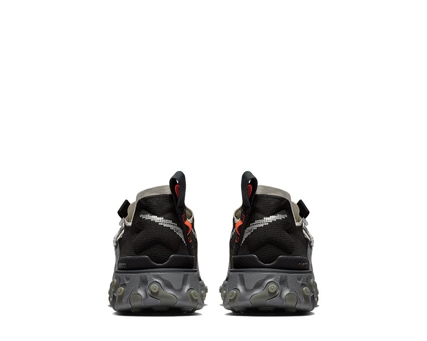 Nike React WR ISPA Black Metallic Silver Gunsmoke AR8555-001