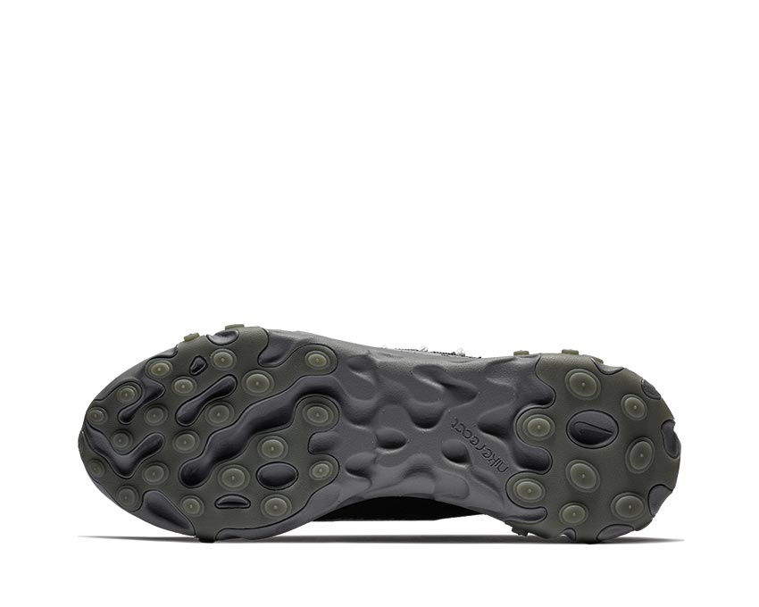 Nike React WR ISPA Black Metallic Silver Gunsmoke AR8555-001