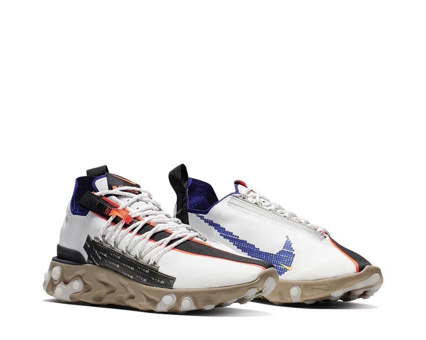 Nike React WR ISPA Summit White Deep Royal Blue Khaki Black AR8555-100