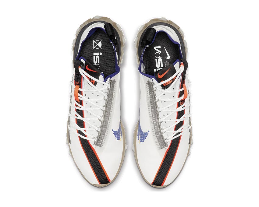 Nike React WR ISPA Summit White Deep Royal Blue Khaki Black AR8555-100