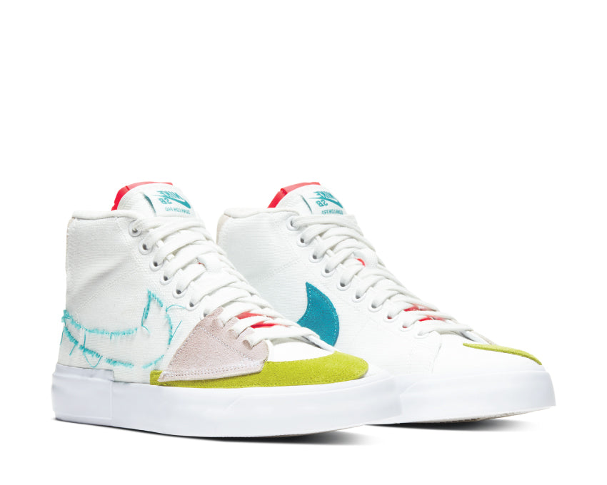 Nike SB Zoom Blazer Mid Edge Summit White / Oracle Aqua - Summit White CI3833-101