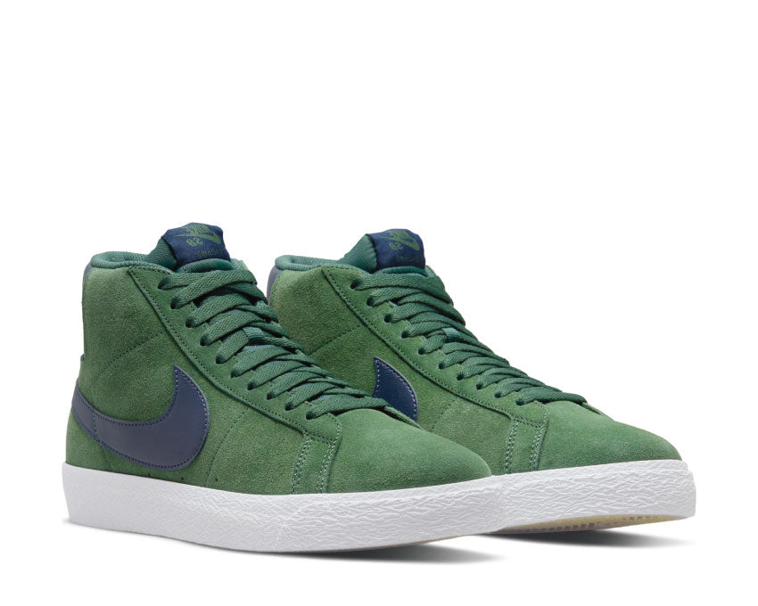 Nike SB Zoom Blazer Mid Noble Green / Midnight Navy - Noble Green 864349-302