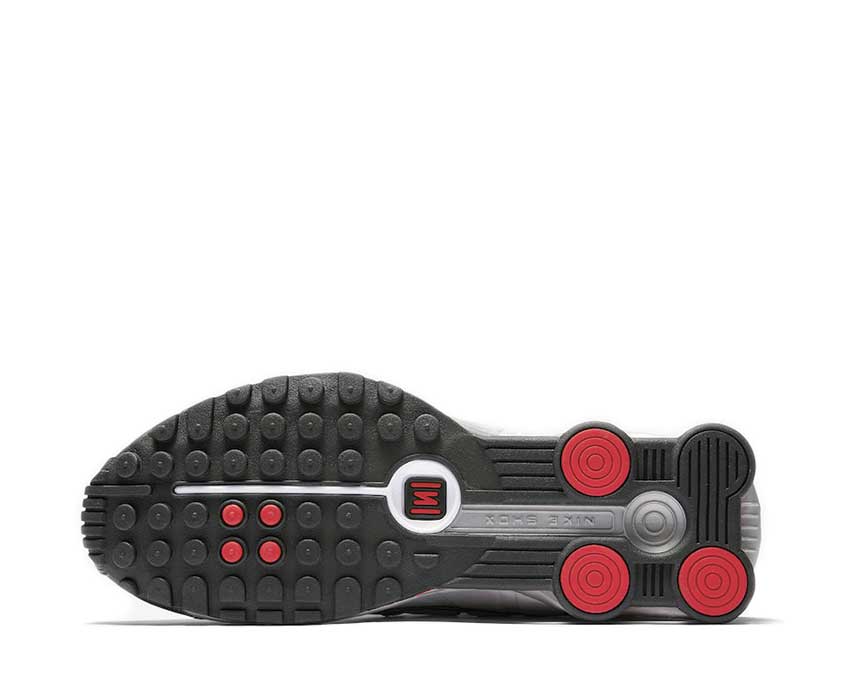 Nike Shox R4 Black Metallic Silver Max Orange BV1111-008