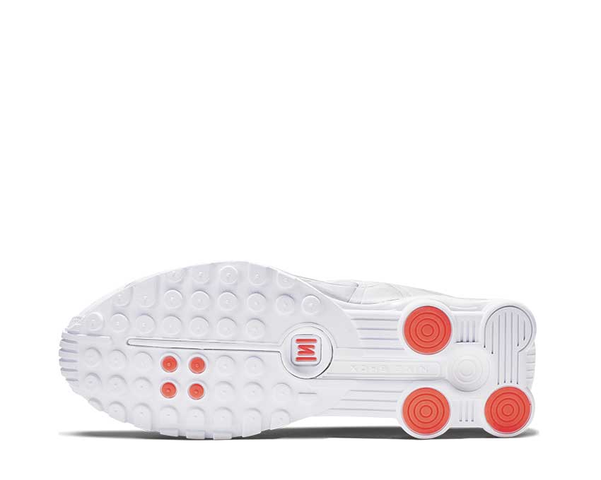 Nike Shox R4 White Metallic Silver 104265-131