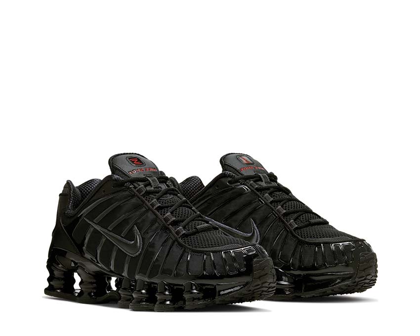 Nike Shox TL Black Metallic Hematite Max Orange AV3595-002
