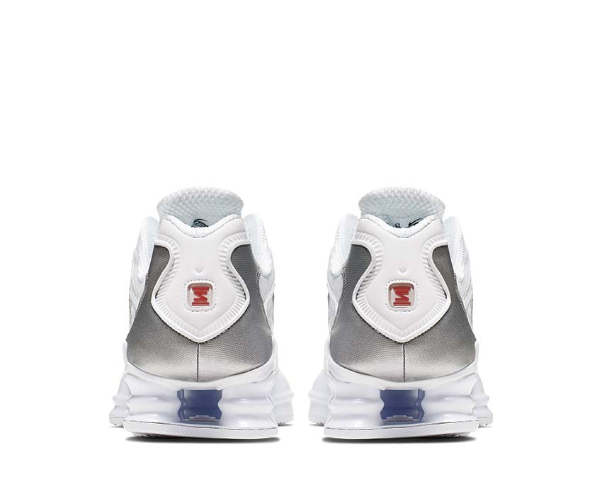 Nike Shox TL White Metallic Silver Max Orange AV3595-100